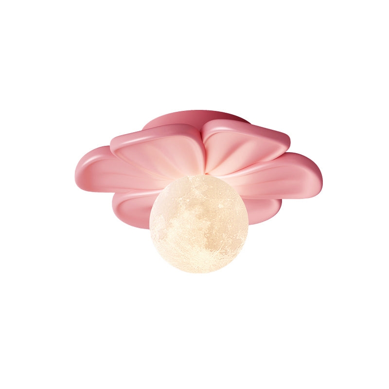 Cream Bloom Flower Ceiling Lamp T1632
