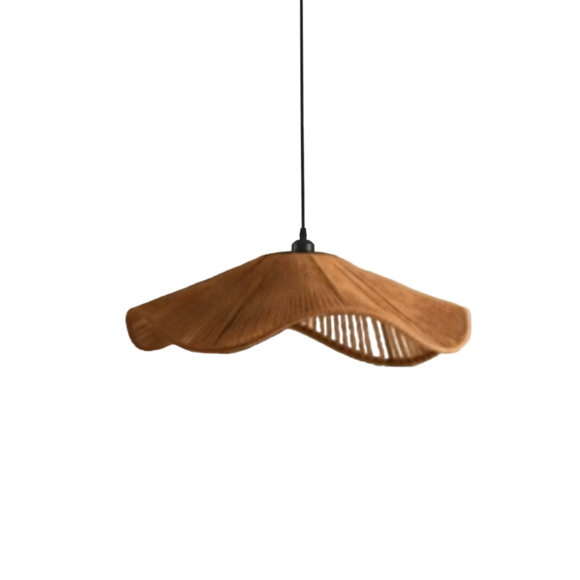 Cape Points Boho Natural Jute Fiber Pendant Light T2062