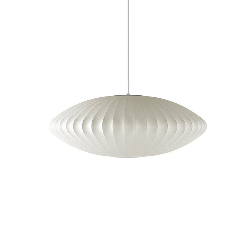 Saucer Bubble Pendant Lamp - Elegant Silk Design for Modern Interiors