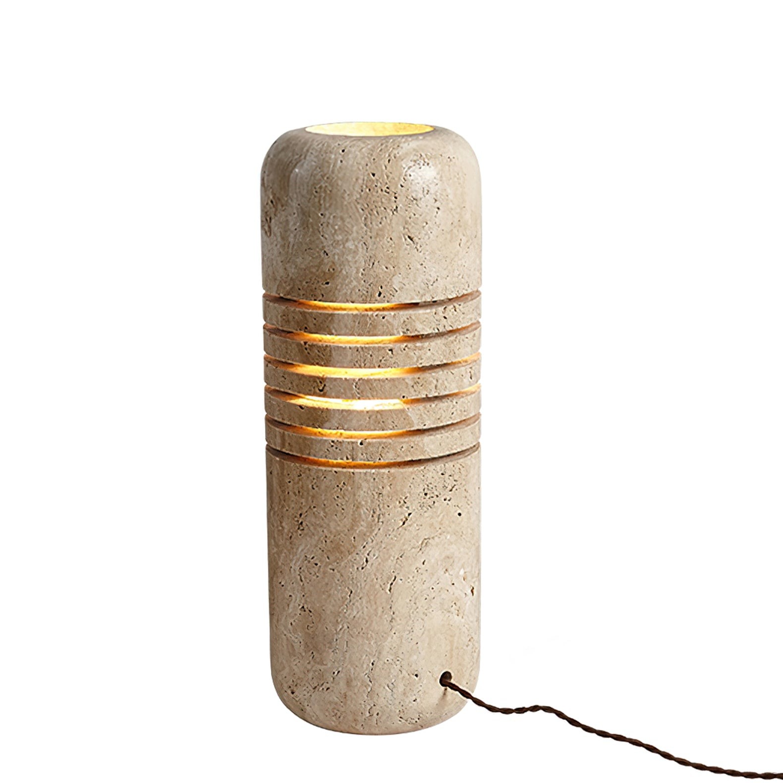 Antique Creative Yellow Travertine Floor Lamp G07