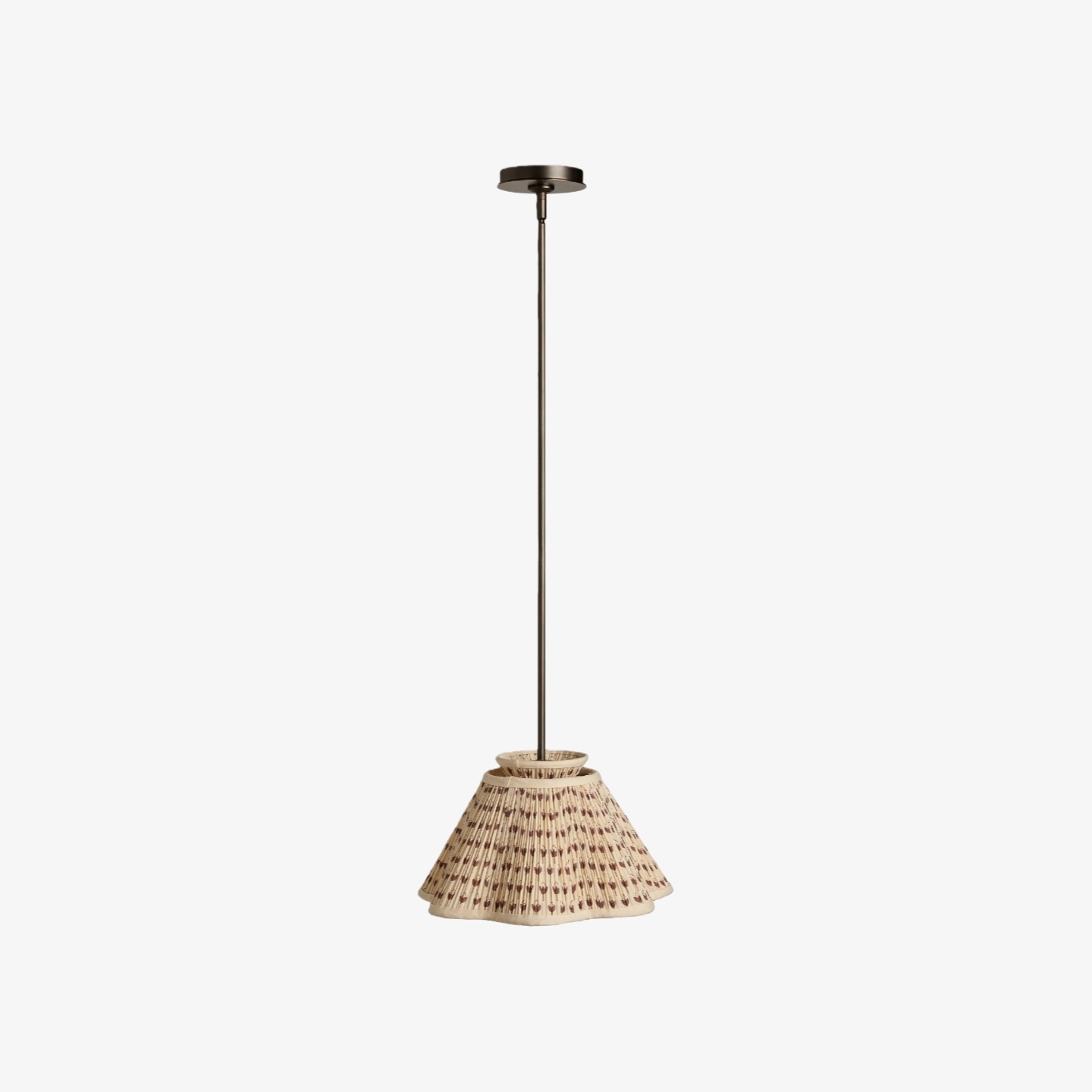 Florevian Modern Linen Pendant Lamp - Art-Inspired Statement Lighting for Dining Space T684