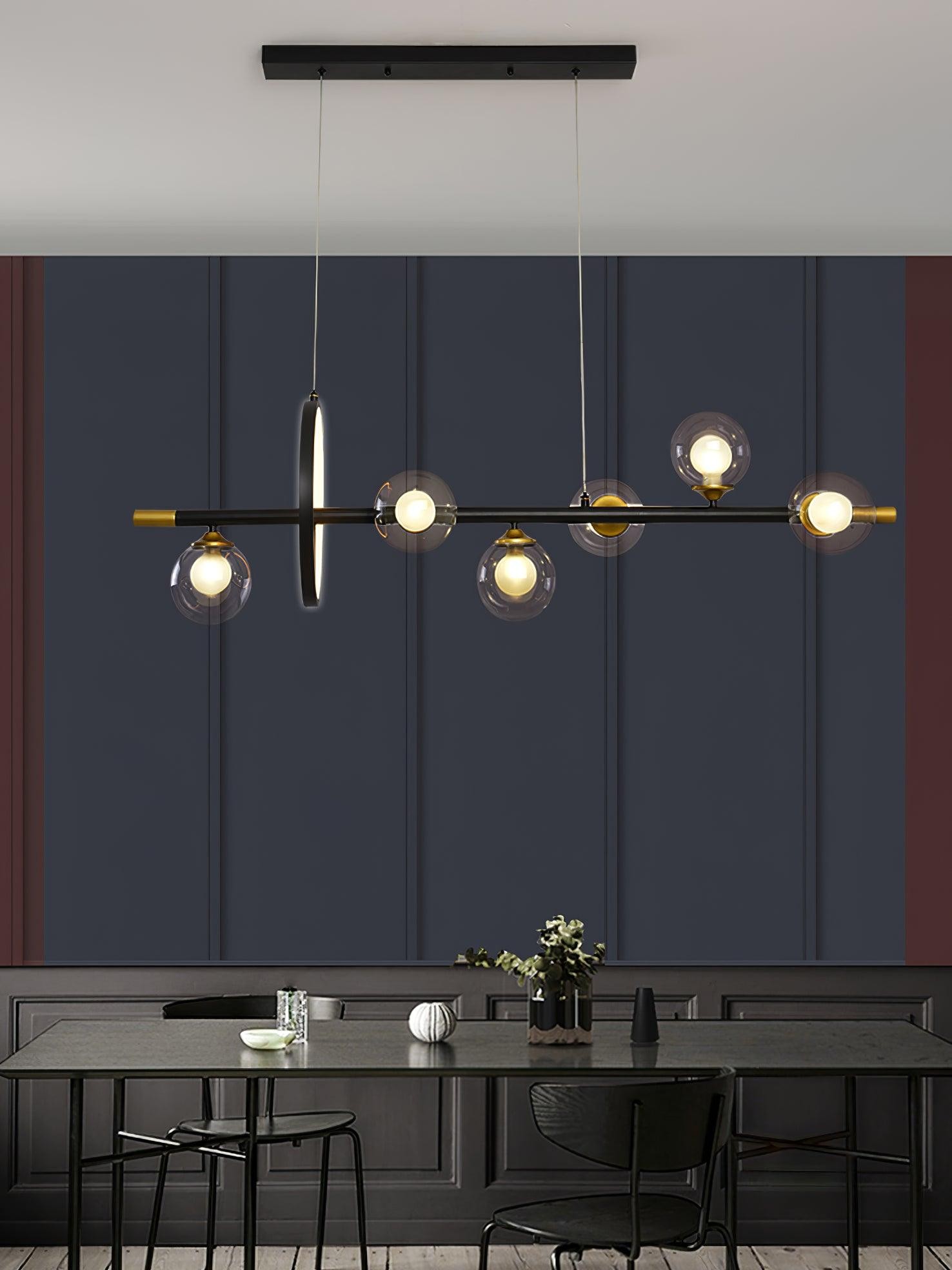 Creative Horizontal Long Bar Chandelier M553