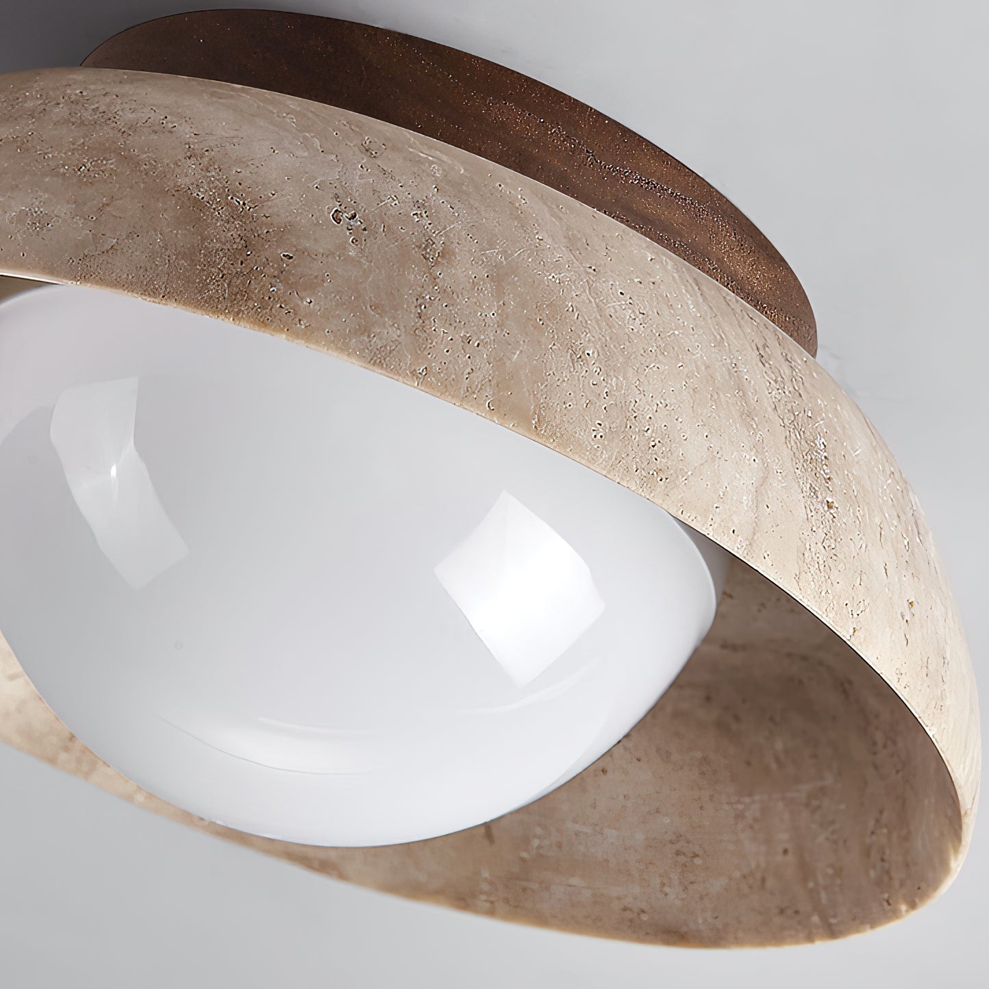Piedra Travertine Ceiling Lamp T1906