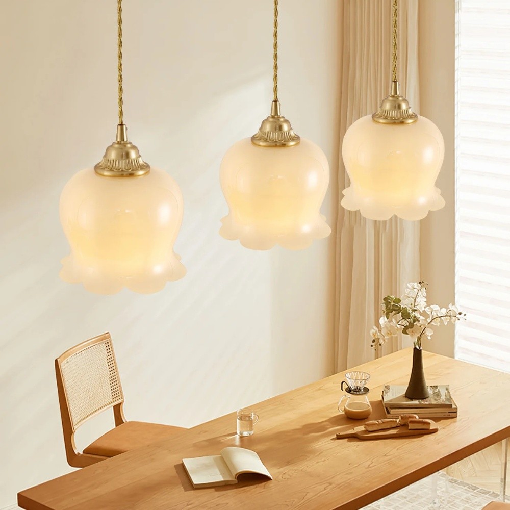 Vintage Valley Flower Pendant Light S163
