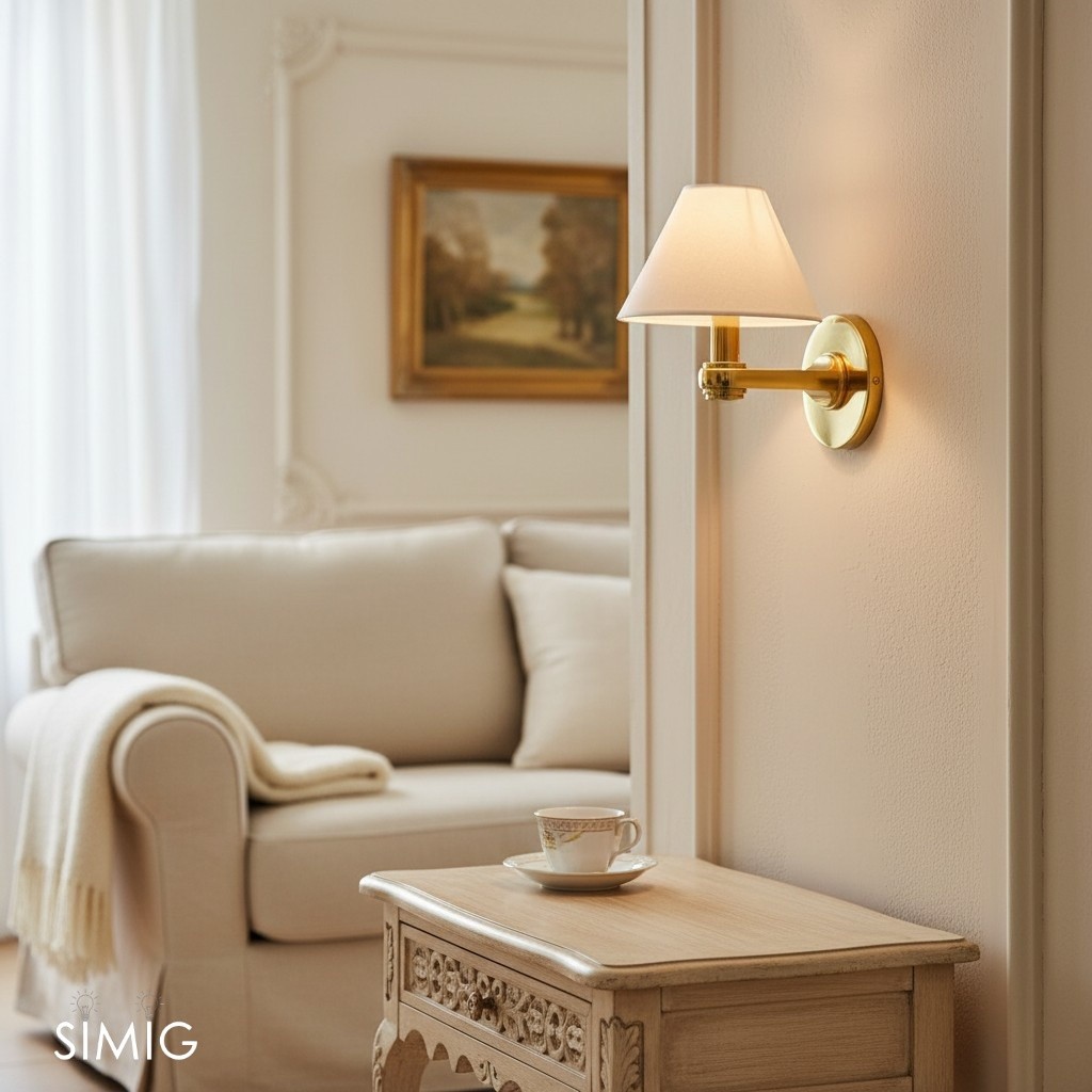 Modern Metal Wall Sconce – Adjustable Arms for Hallways T424