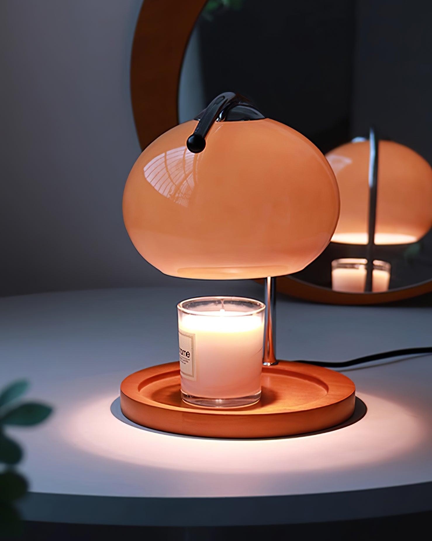 Modern Bauhaus Glass Candle Warmer Table Lamp M43