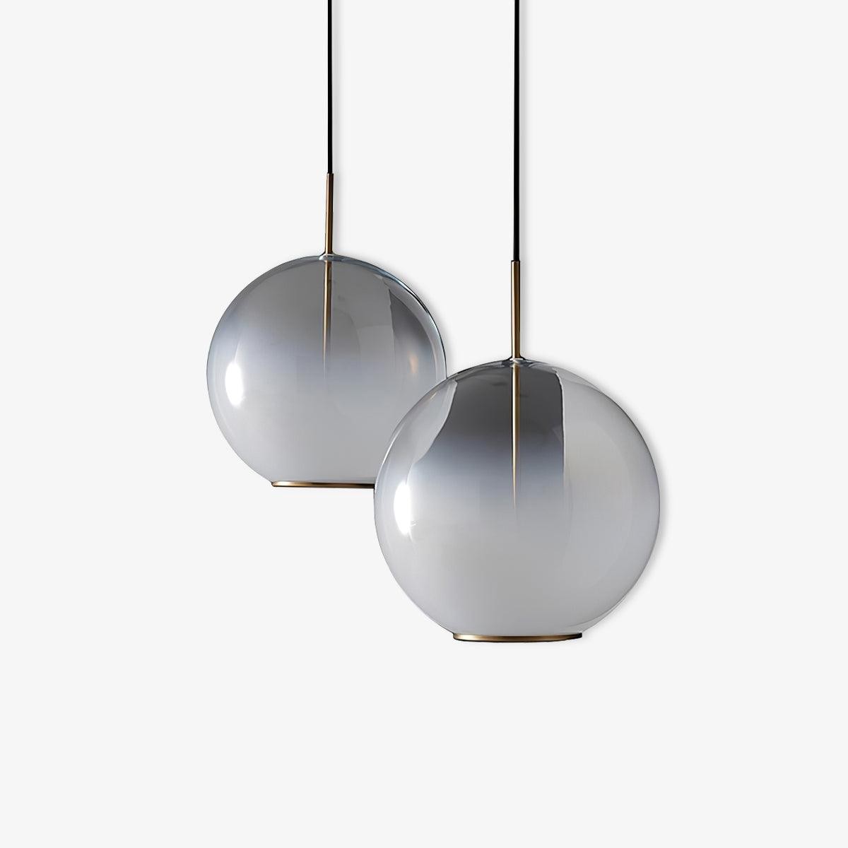 Simple Sphere Drop Gradient Glass Pendant Light M403