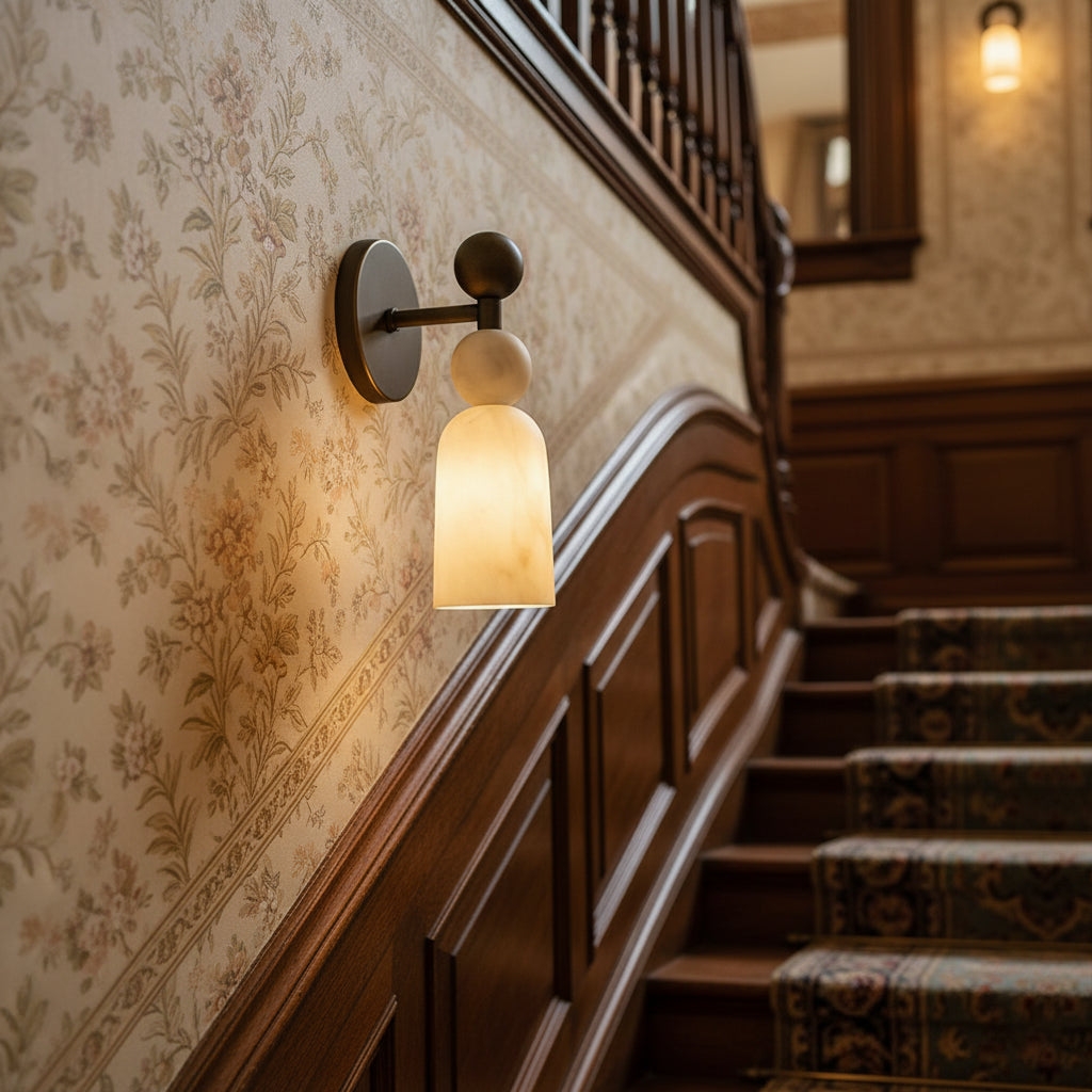 Flume Alabaster Wall Lamp T1989