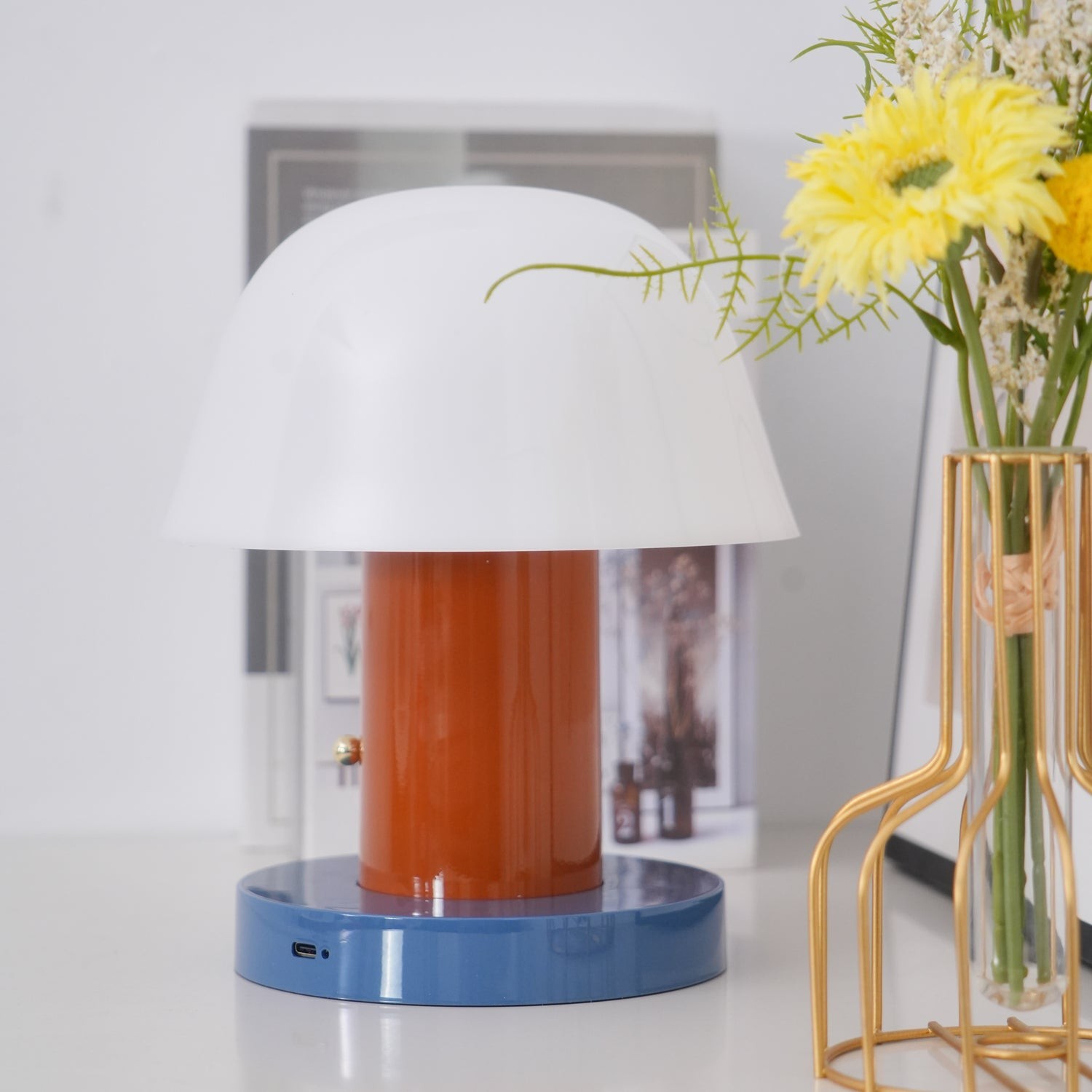 Minimalist Mushroom Cordless Table Lamp M528