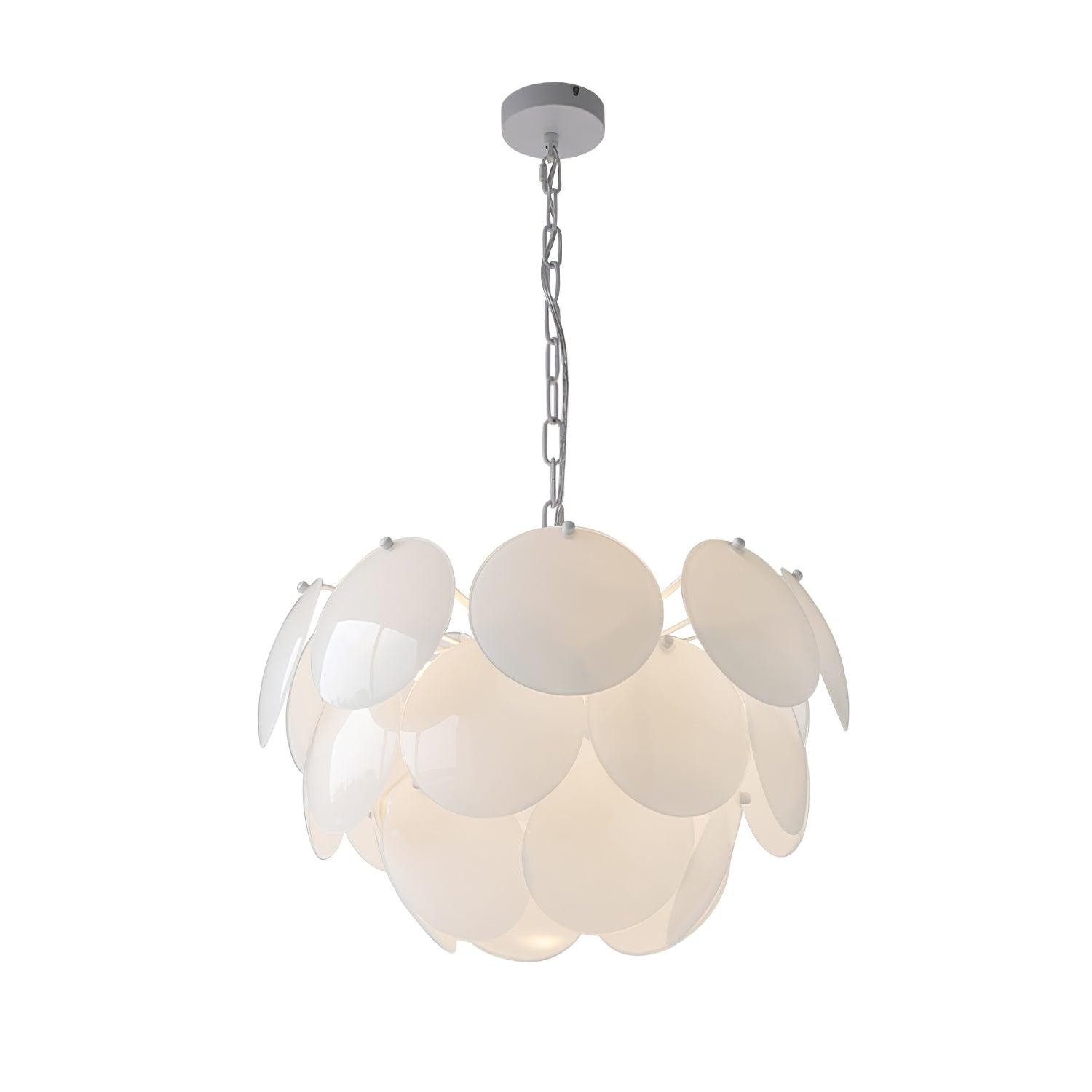 Luxury Fashion Luminous Petal Glass Chandelier M538