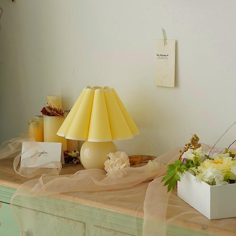 Scandinavian Vintage Table Lamp for Bedroom