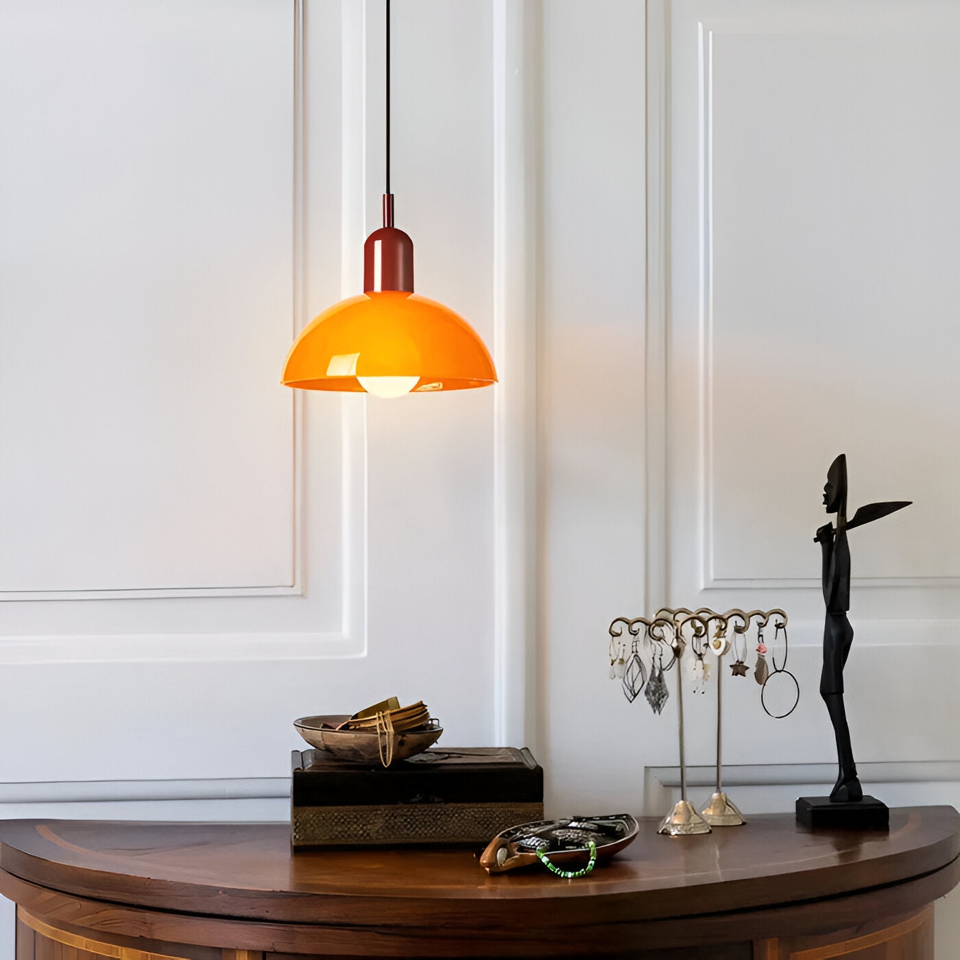 Aurora Nordic Colorful Bowl Pendant Light T2040