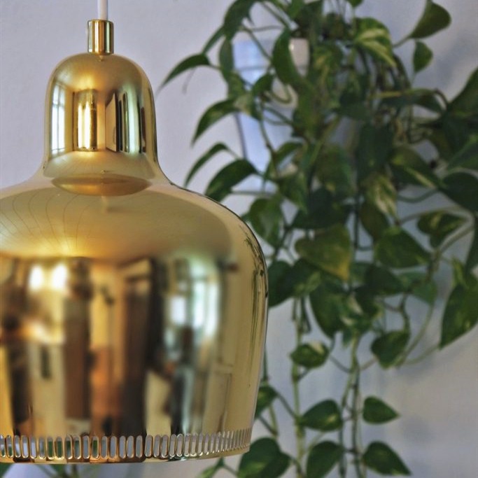 Golden Bell Pendant Lamp