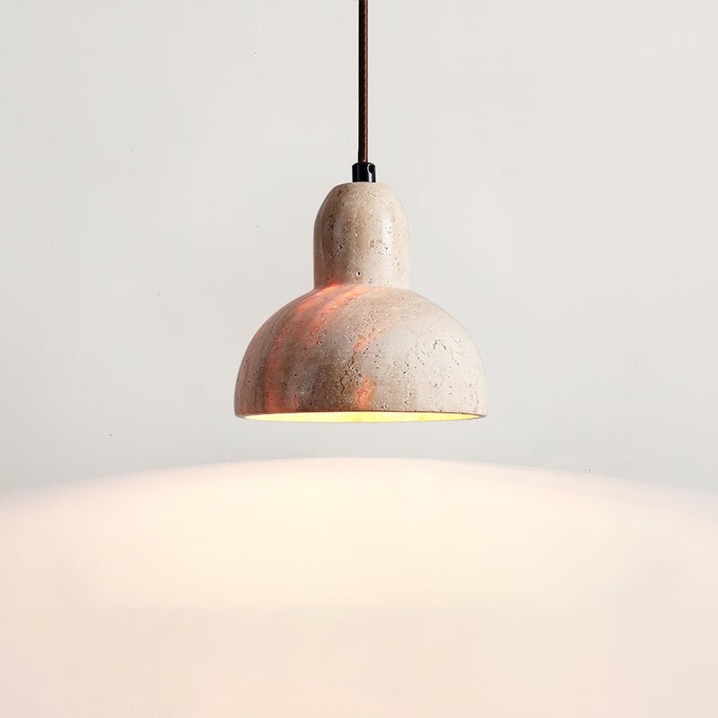 Wabi-Sabi Style Creative Travertine Pendant Light M502