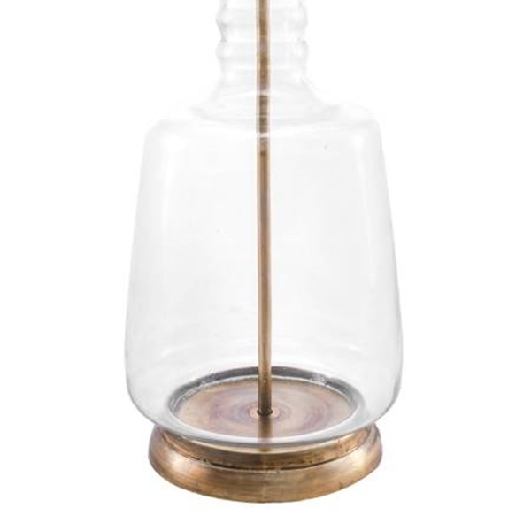 Emma Clear Glass Table Lamp
