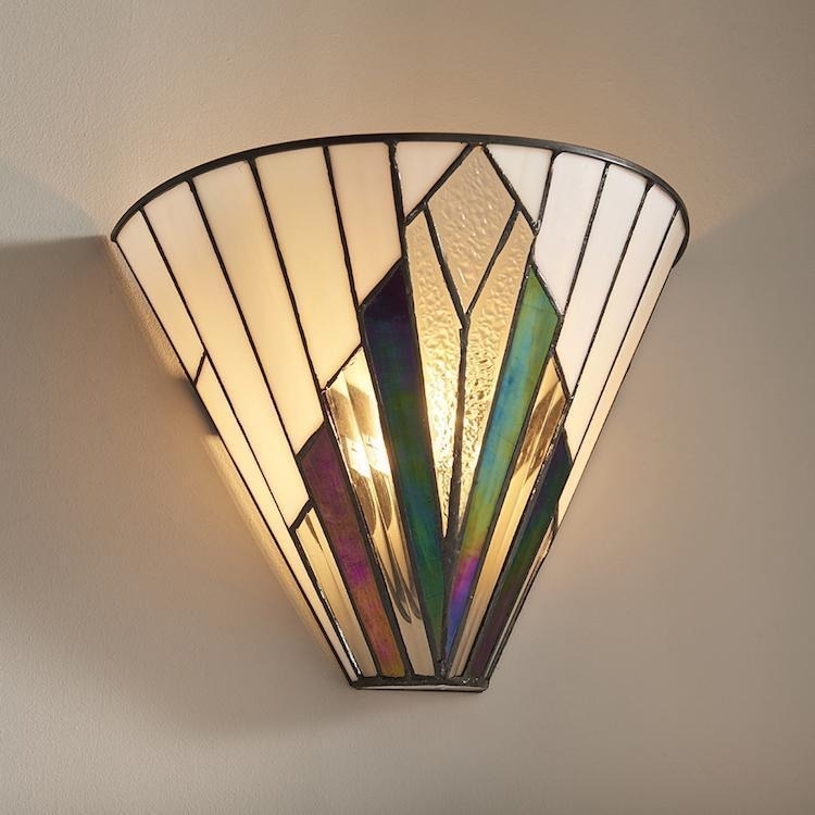 TF Astoria Fan-Shaped Art Deco Wall Sconce – Vintage Accent Lighting T635
