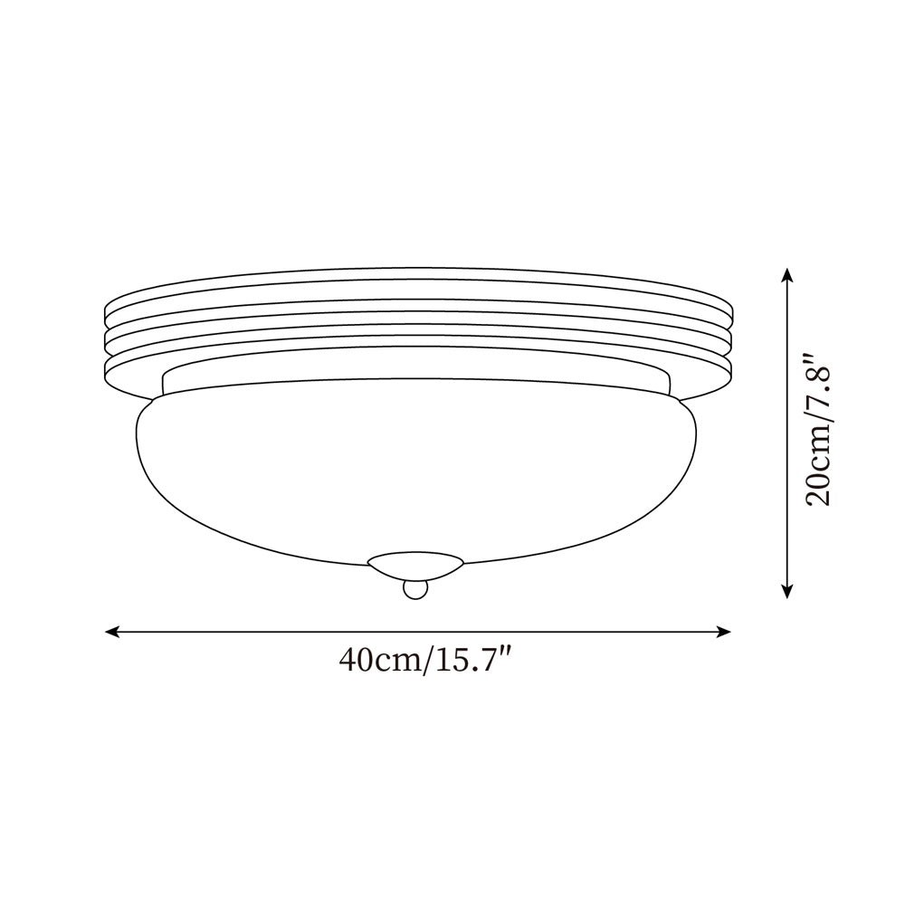 Bauhaus Egg Tart Ceiling Light P034