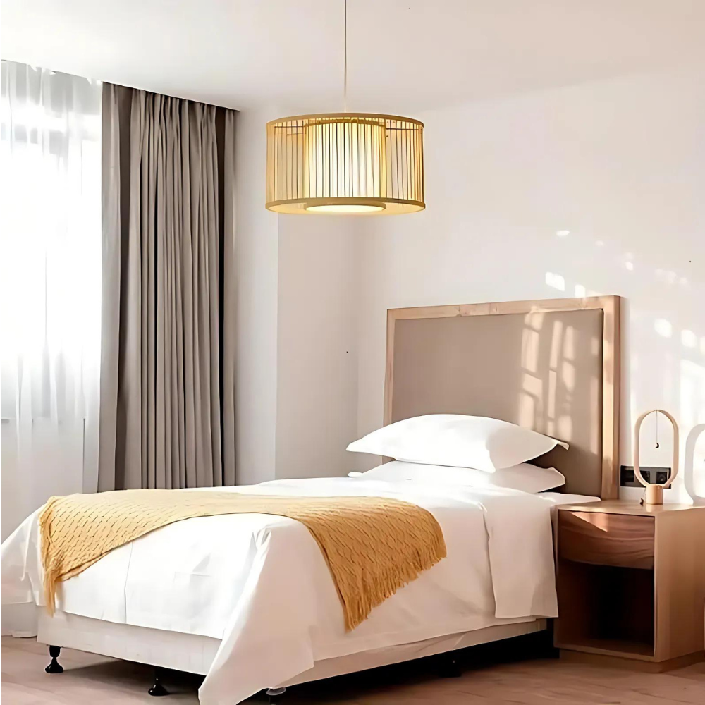 Night Butterfly Bamboo Pendant Light T2124