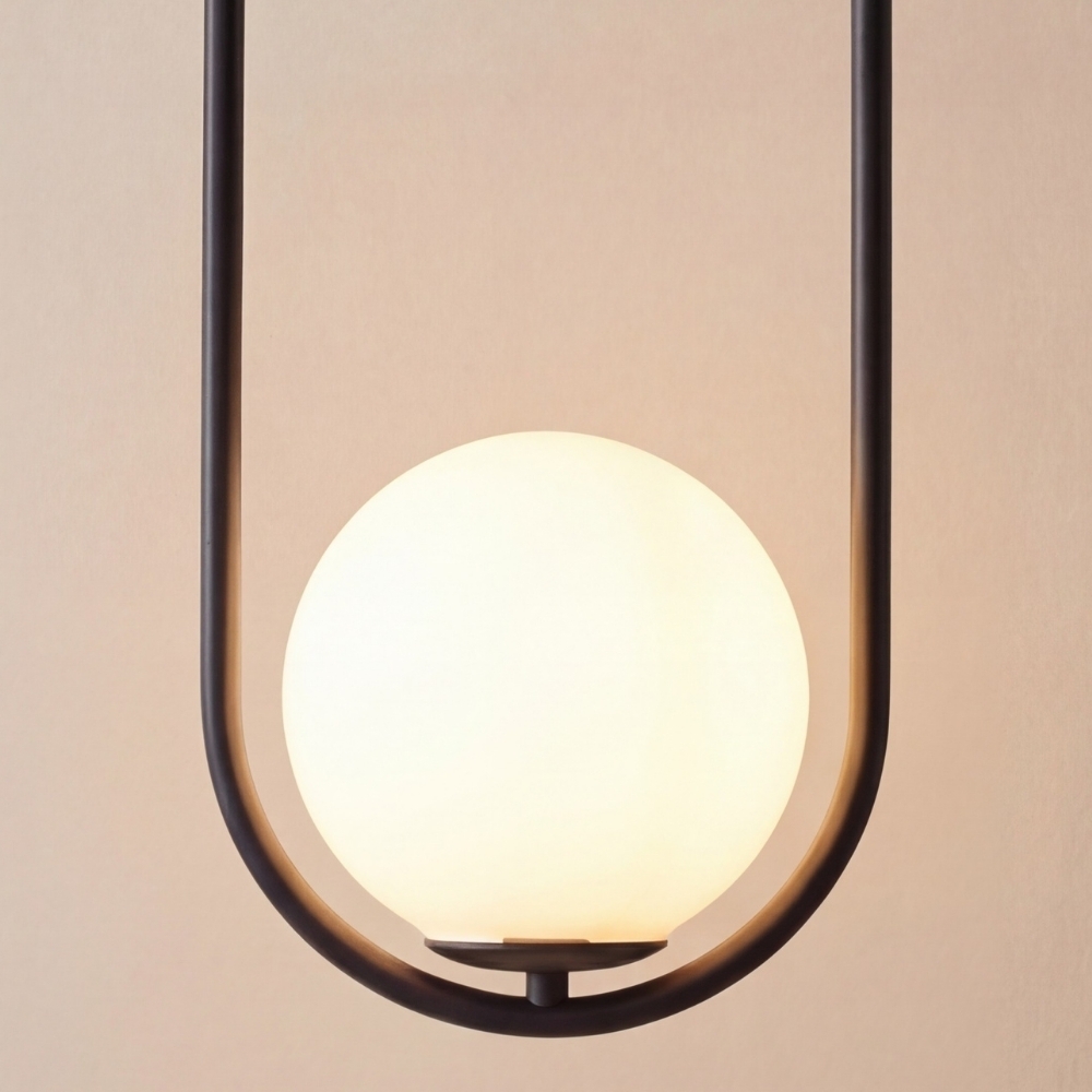 Lunectra Modern Pendant Light Geometric Design - Contemporary Hanging Lamp for Living Room T1177