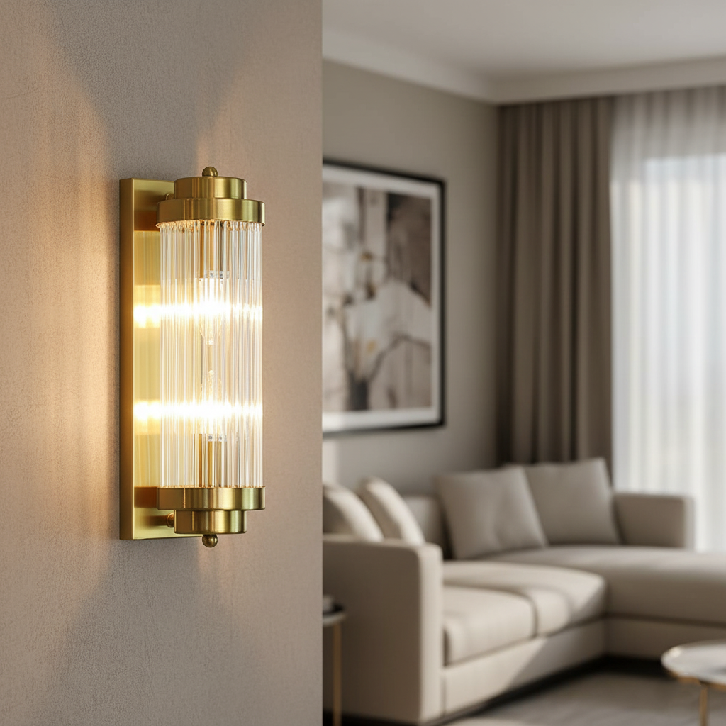 The Offset Pillar Wall Light T2016