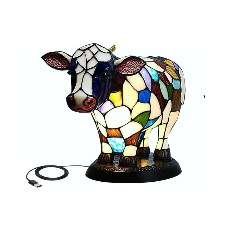 Magical Animal Statue Resin Table Lamp M537