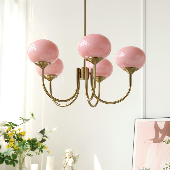 Bauhaus Glass Ball Marshmallow Chandelier S200