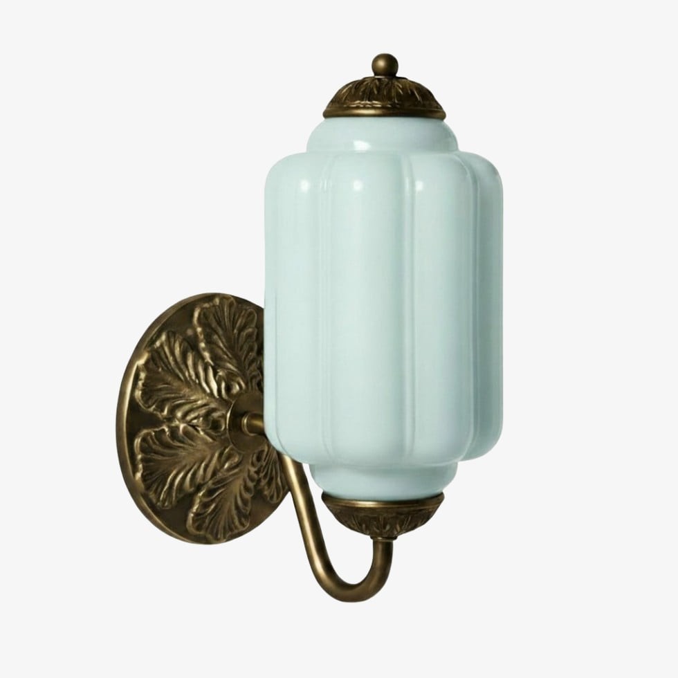 Eloise Elegant Glass Wall Sconce - Vintage Lighting for Bedroom T290