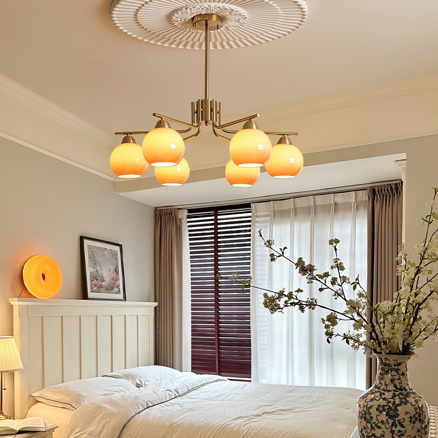 Creative Caramel Spherical Pendant Lamp M466