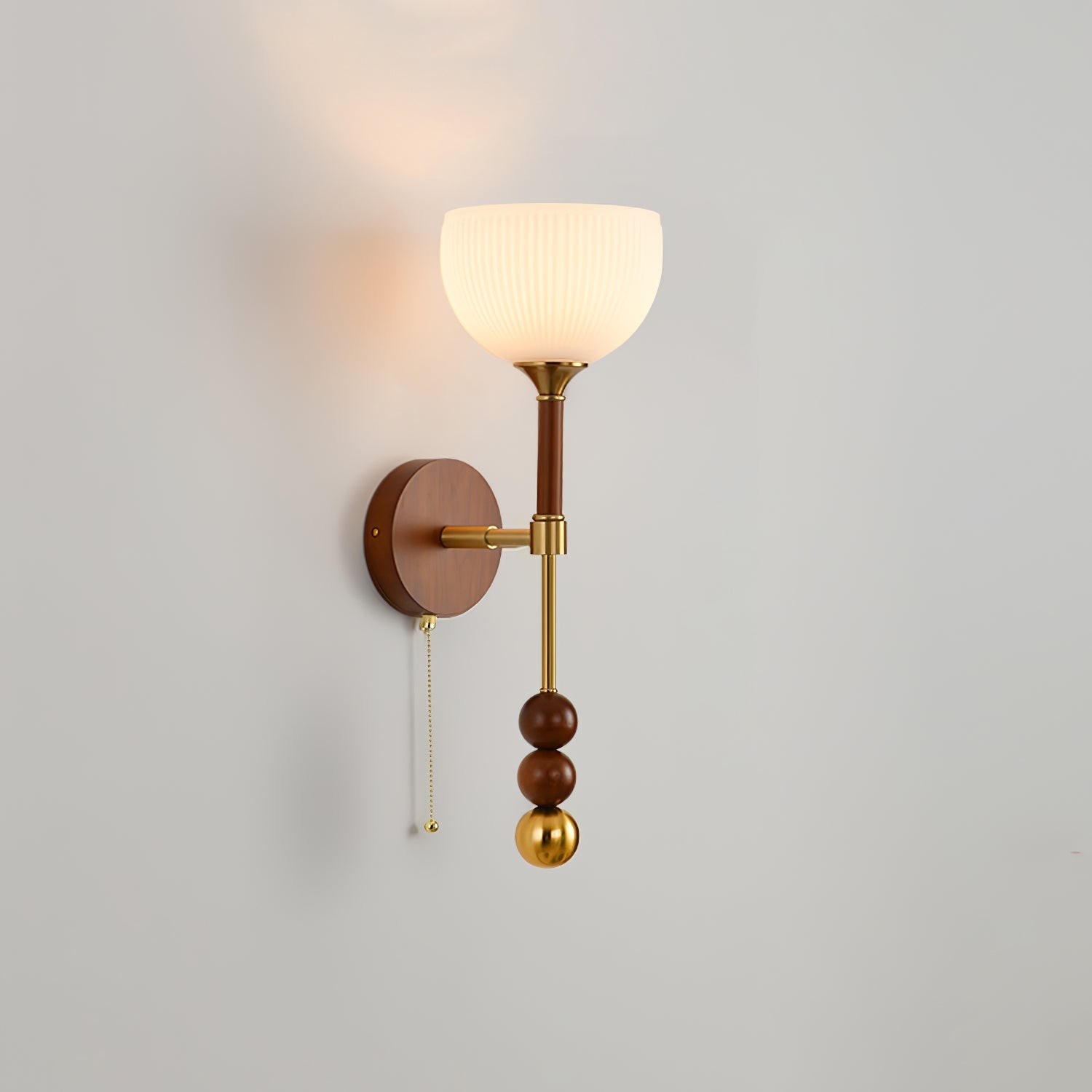 Retro Solid Wood Series Wall Lamp M419