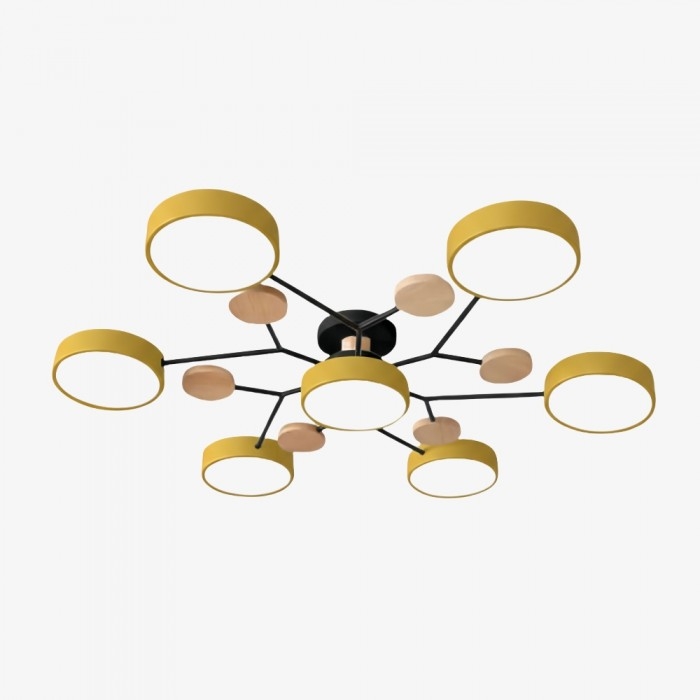 Nordic Branched Disc Metal Ceiling Lamp S117