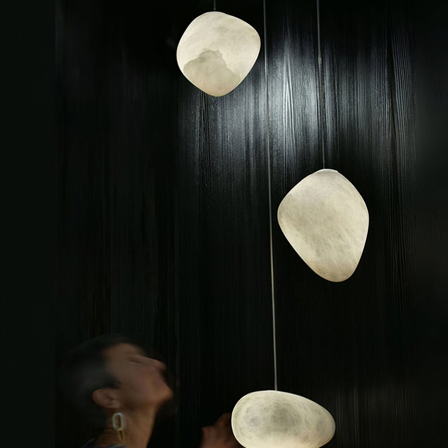 Pebbles Alabaster Pendant Lamp M334
