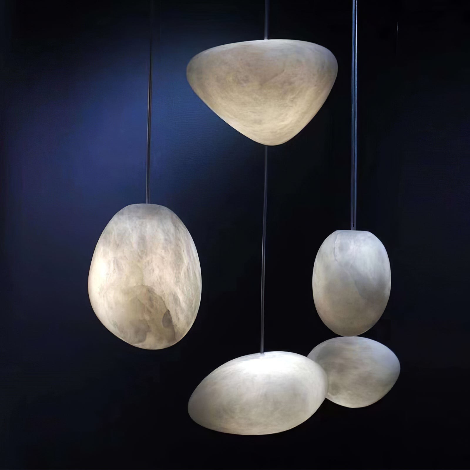Pebbles Alabaster Pendant Lamp M334