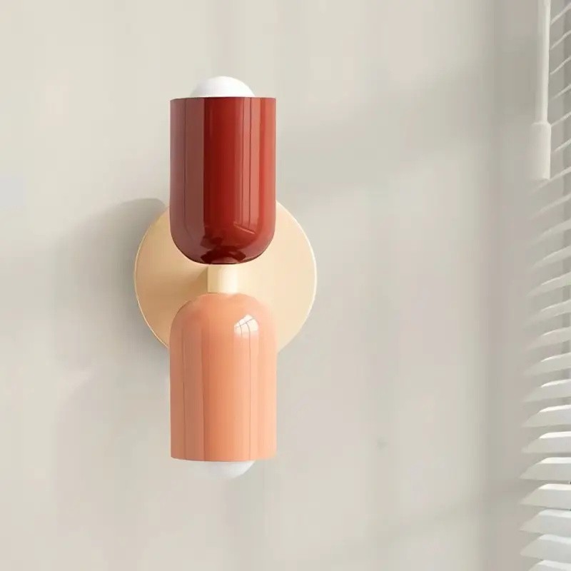 Double Head Up Down Wall Sconce - Modern Metal Ambient Light S94