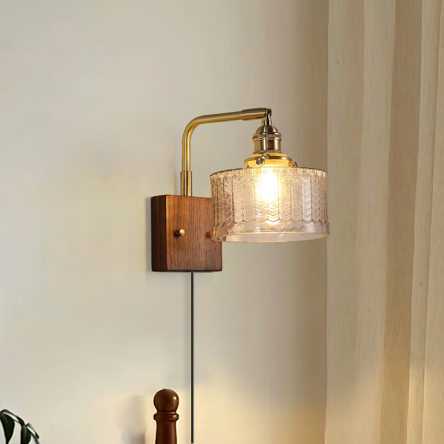 Vintage Plug In Wall Lamp for Bedroom M70