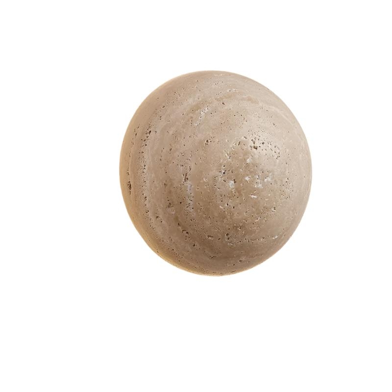 Amber Loft Travertine Round Sconce Wall Light T2109