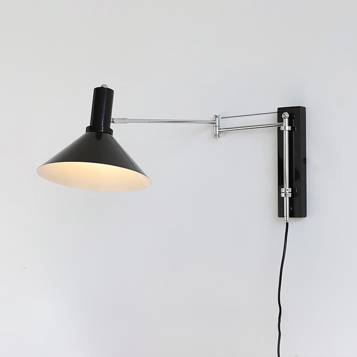 Classic Modern Swing Arm Adjustable Bedside Reading Wall Lamp M19
