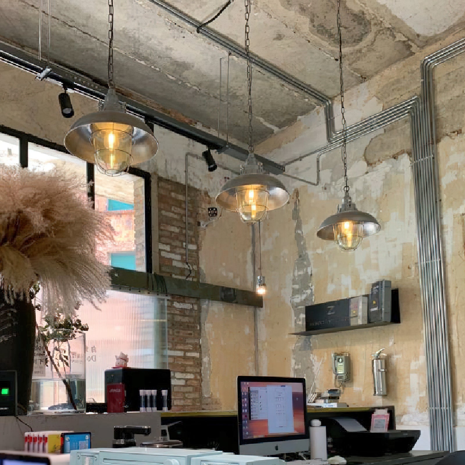 Bulkhead Cage Pendant Light T1853