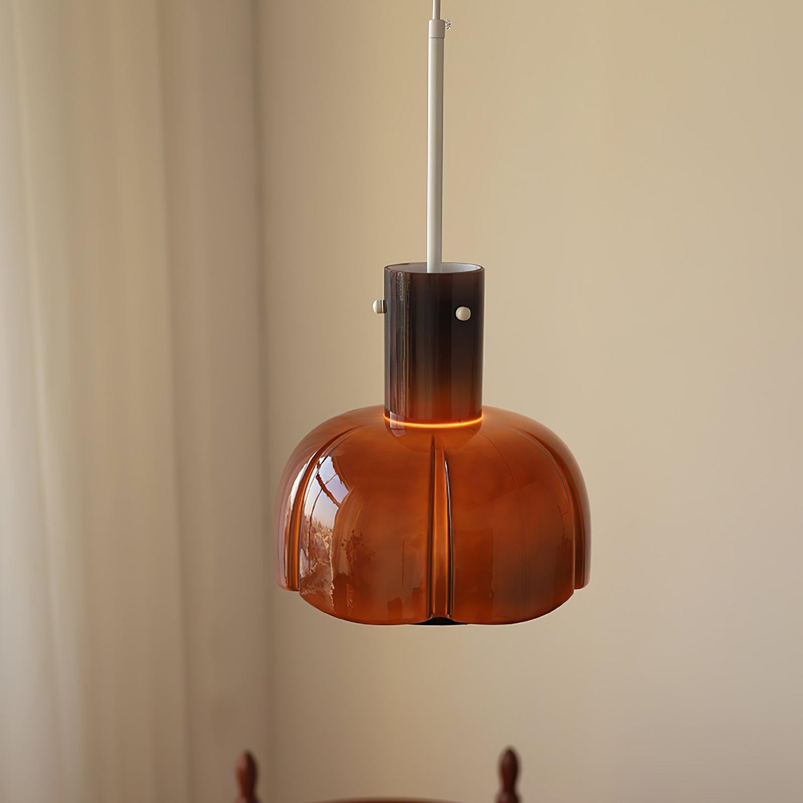 Medieval Style Glass Bud Pendant Lamp M352