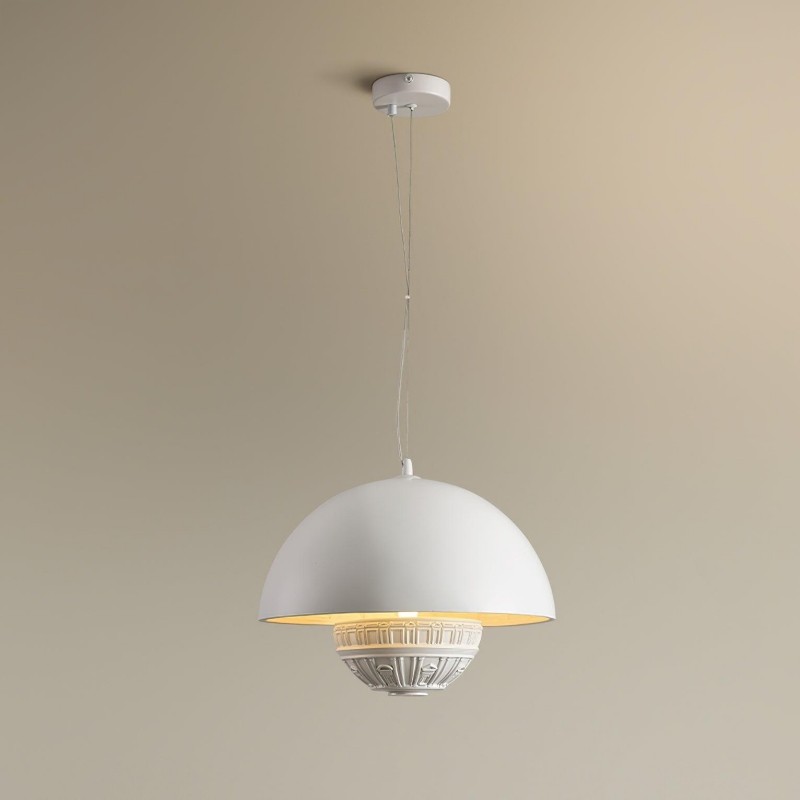 Semi Circular Metal Pendant Lamp M245