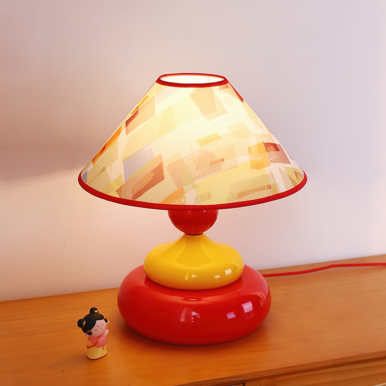 Retro Decorative Colorful Stacked Table Lamp M244