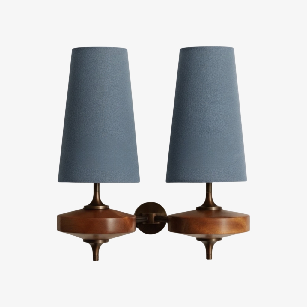 Chrona Rho Fabric Sculpt Wall Lamp - Artistic Contemporary Style T122