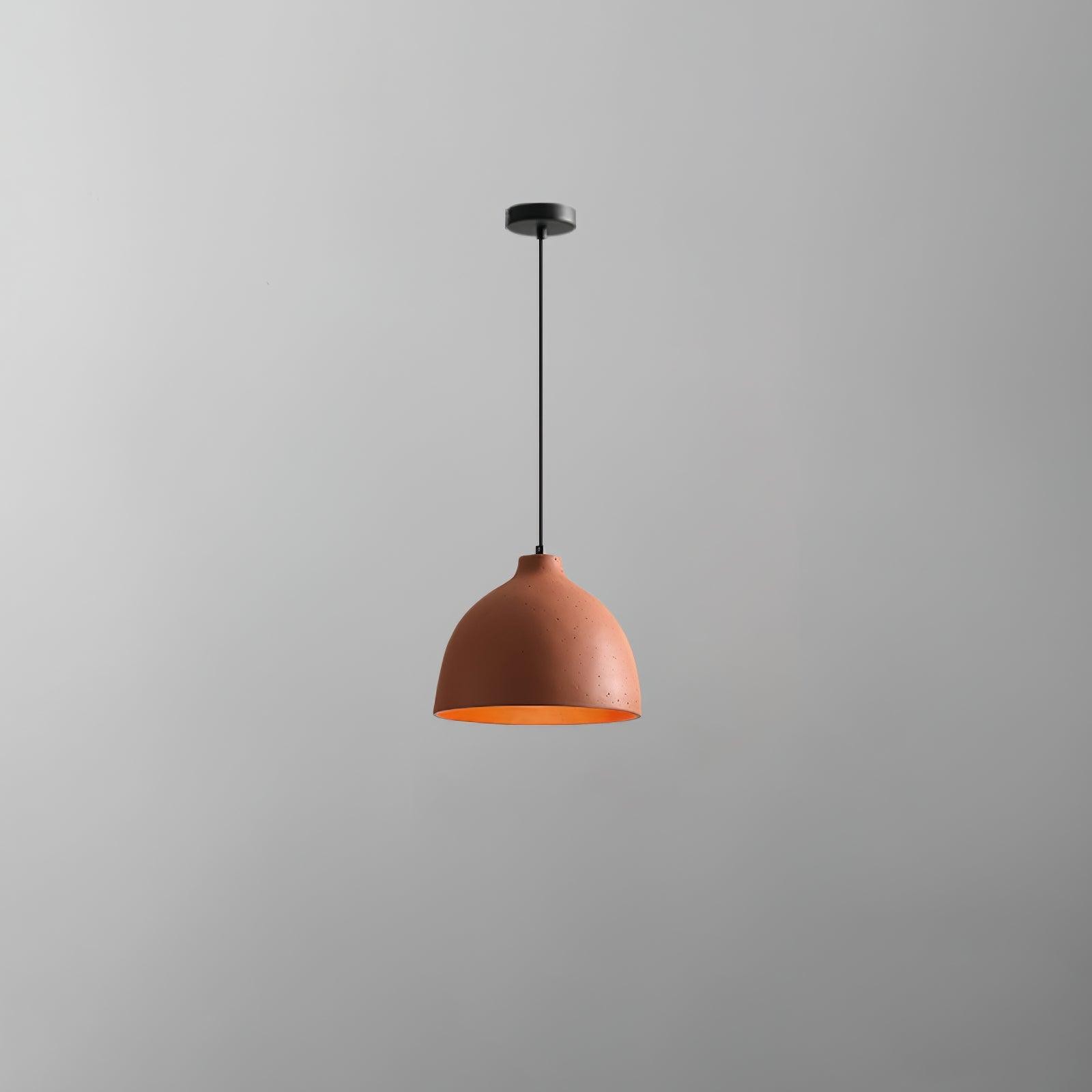 Modern Minimalist Industrial Resin Bowl LED Pendant Light M327