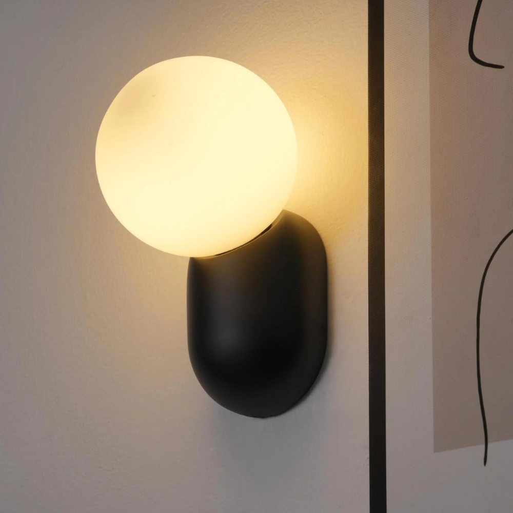 Luma Nordic Glass Orb Wall Light T2008