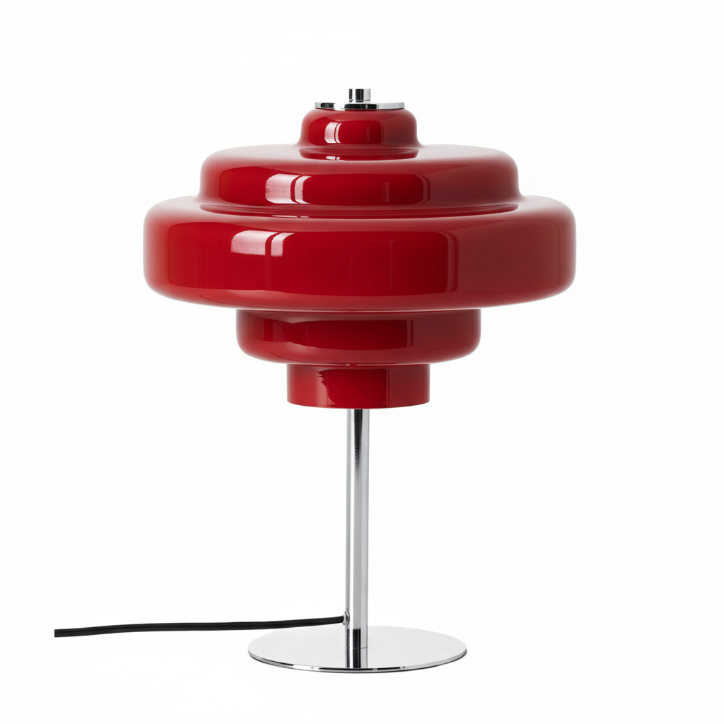 Koloro Multi-Layer Table Lamp - Vintage Glass and Metal for Living Room T276