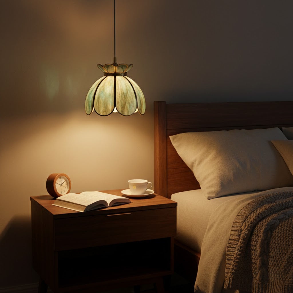 Retro Lotus Pendant Lamp T1806