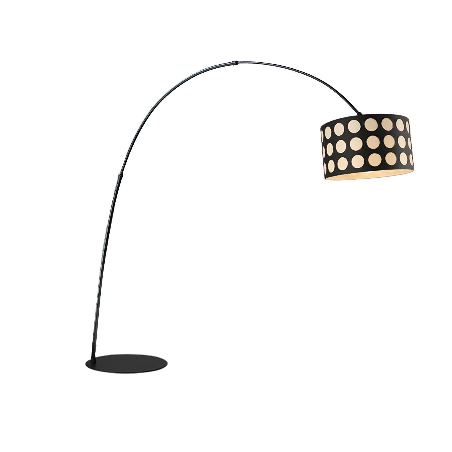 Geometry Polka Arc Fabric Floor Lamp S363
