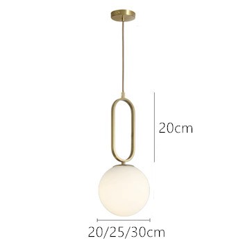 Large Minimalist Oval Ring Pendant Light