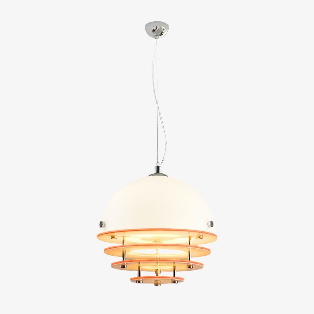 Afterglow Modern Layered Acrylic Sunset Pendant Light for Living Room and Bedroom T547