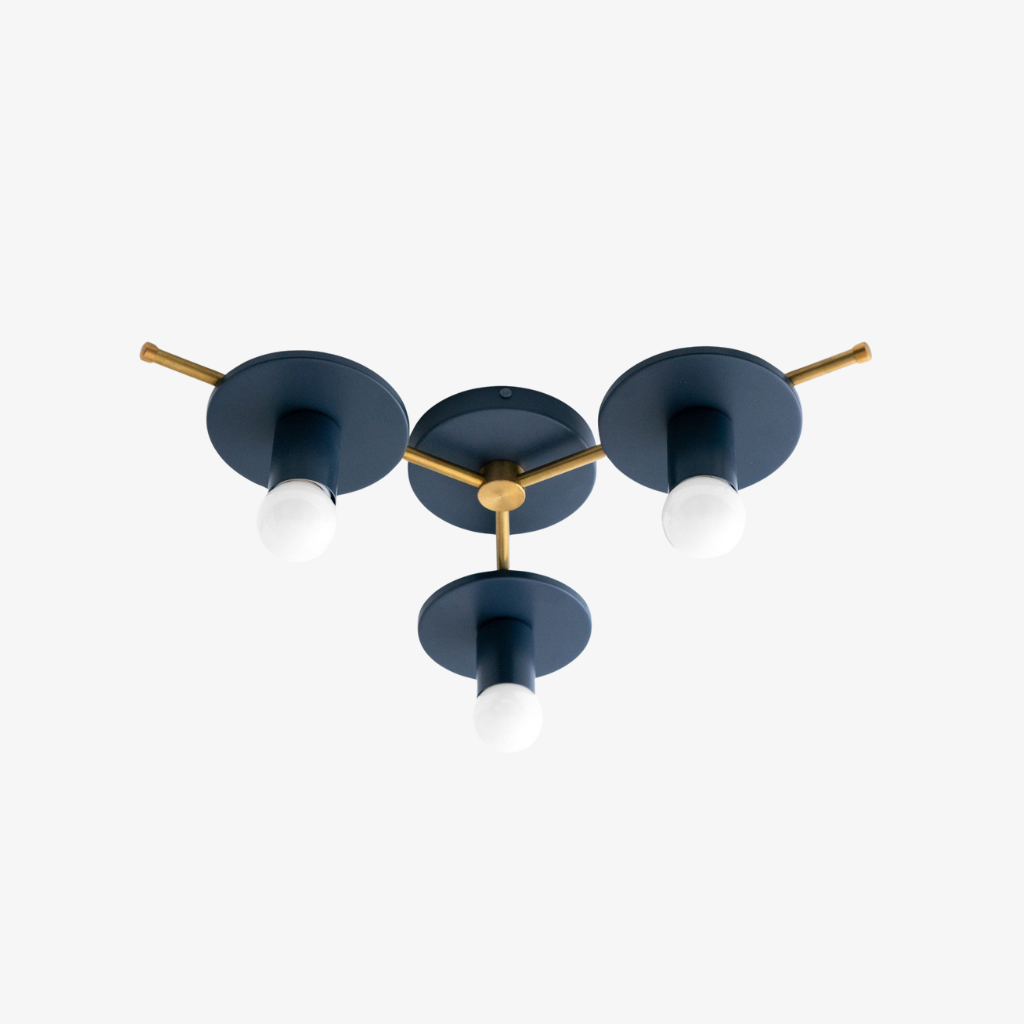 Radiro Globe Colorful Ceiling Light-3 Light Minimalist Fixture T295