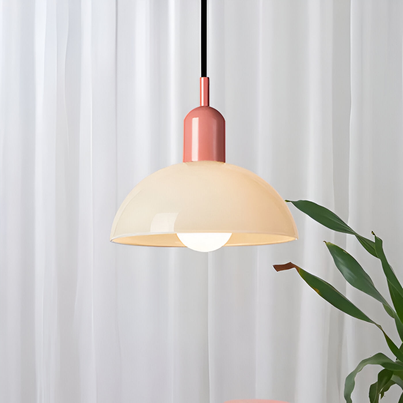 Aurora Nordic Colorful Bowl Pendant Light T2040